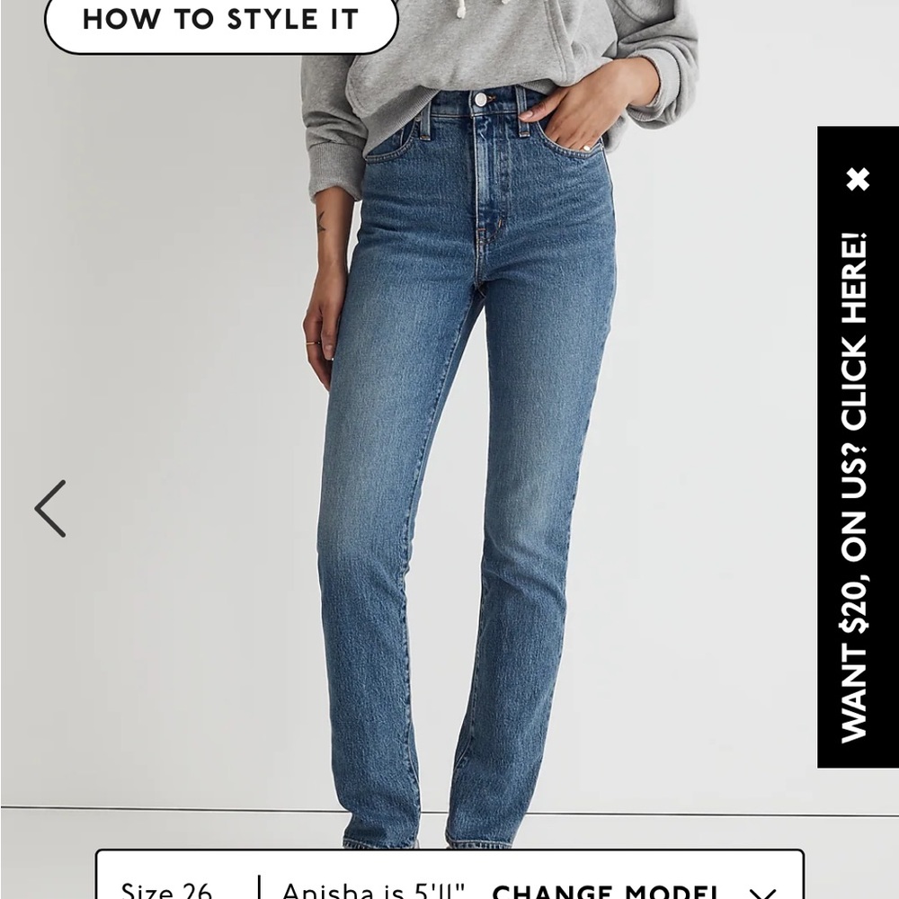 Madewell The perfect vintage jeans in Kepler wash